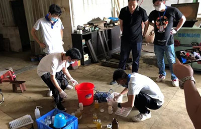 橫瀝鎮首宗涉刑有獎舉報：一黑電鍍廠落網