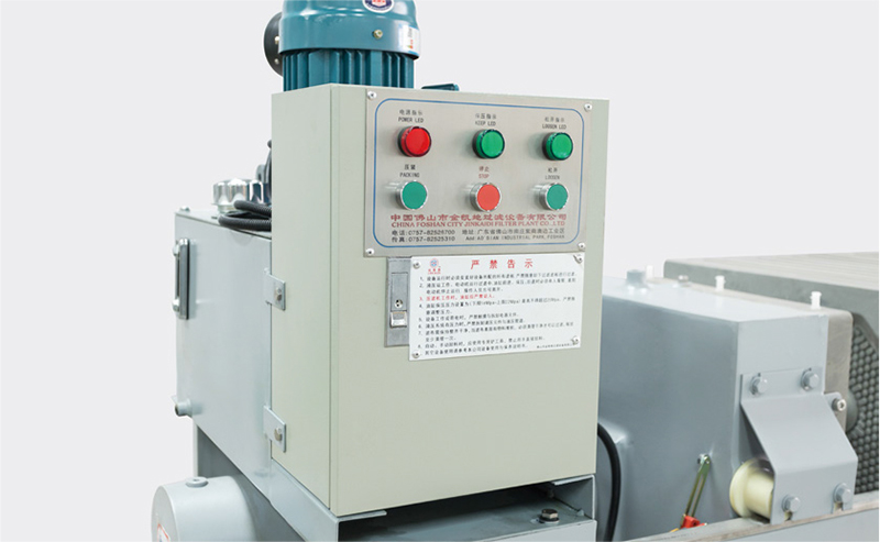 全自動隔膜壓濾機的工作流程